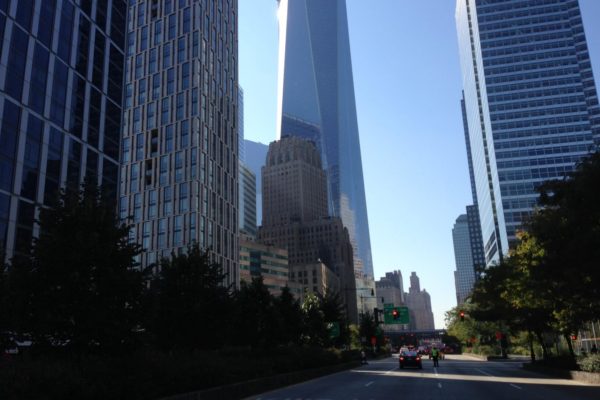 140 West sits alongside Tower 1 (aka the Freedom Tower) at World Trade Center.